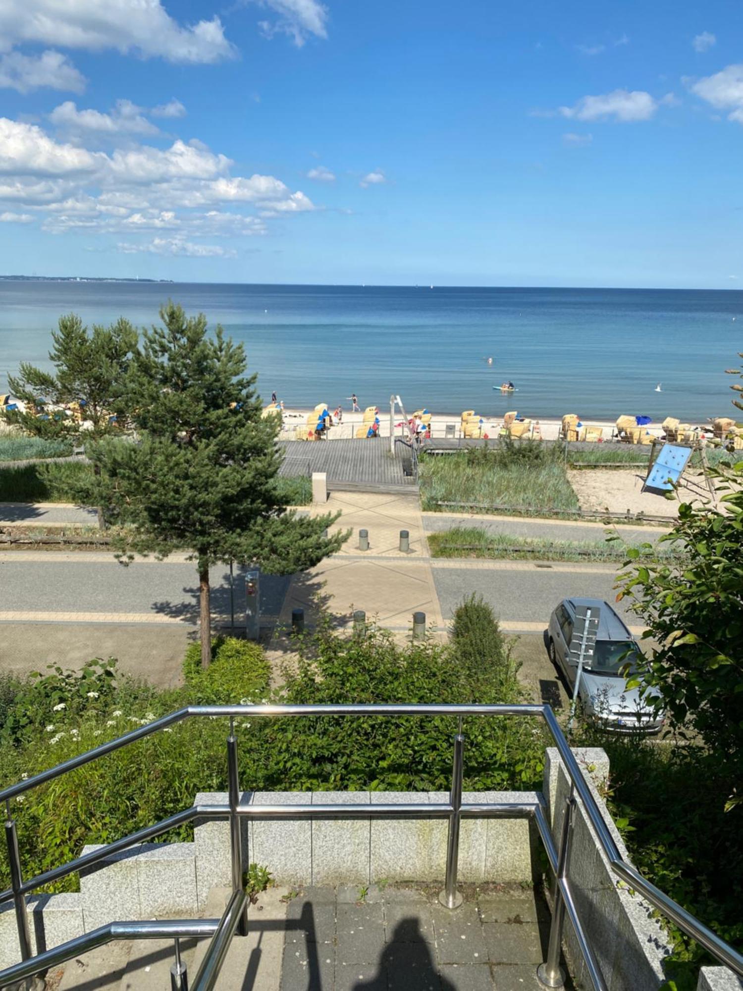 Studio Mit Panorama-Meerblick Und Direkter Strandlage In シャルボイツ エクステリア 写真